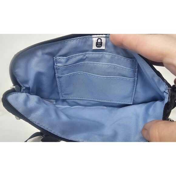 Baggallini New Classic Go Bagg Black Cheetah Includes RFID Phone Wristlet NWT - Picture 8 of 12